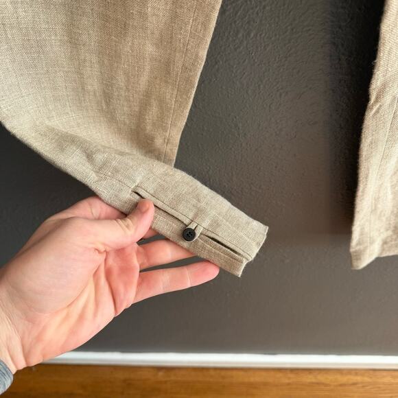 TSE Linen High Waisted Pants Size 4 - Picture 3 of 8